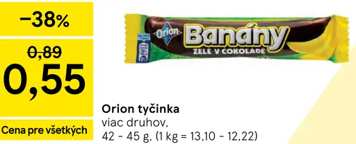 Orion Deli tyčinka viac druhov