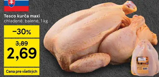 Tesco kurča maxi chladené