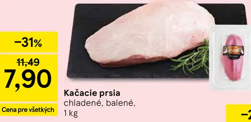 Kačacie prsia chladené, balené