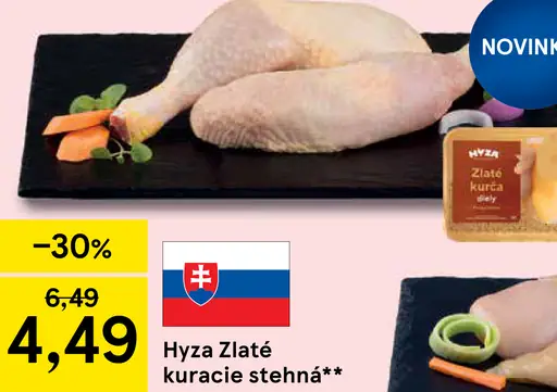 Hyza Zlaté kuracie stehná chladené