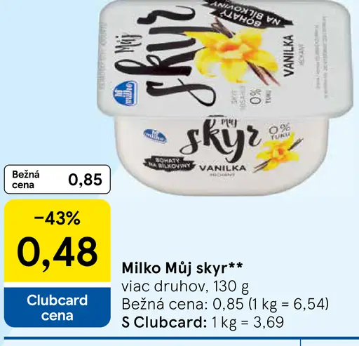 Milko Můj skyr jogurt