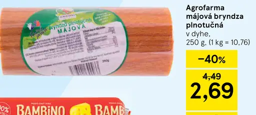 Agrofarma Plnotučná bryndza