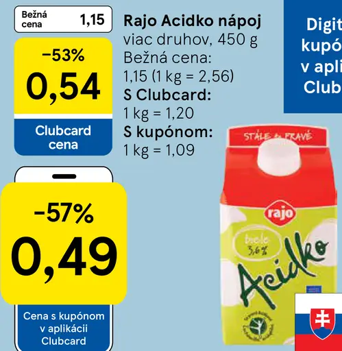 Rajo Acidko nápoj