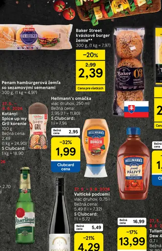 Penam hamburgerová žemľa so sezamovými semienami