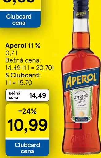Aperol aperitív 11 %