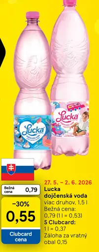 Lucka dojčenská voda