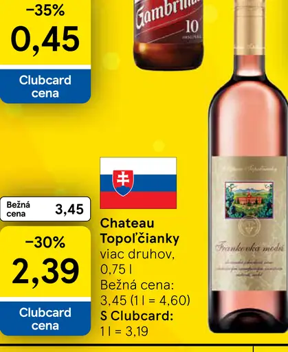 Château Topoľčianky víno