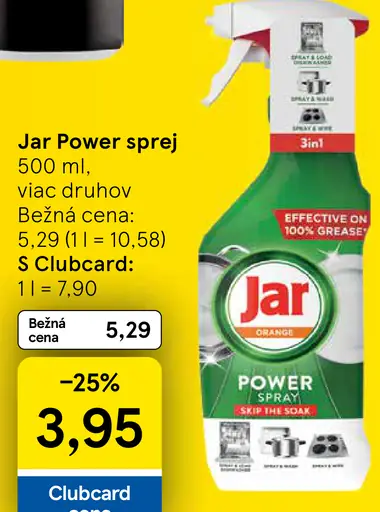 Jar Power sprej