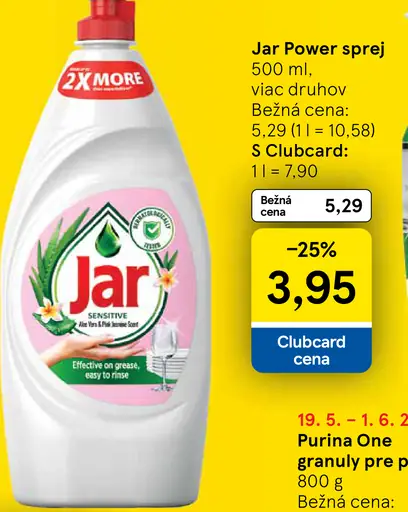 Jar prostriedok na umývanie riadu
