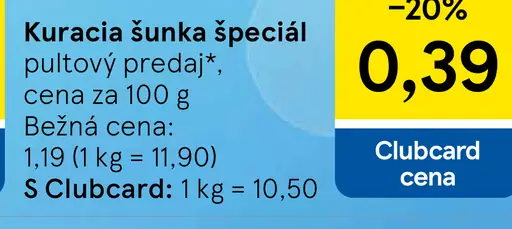 Kuracia šunka špeciál