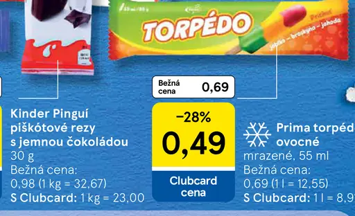 Prima Torpédo ovocné mrazené