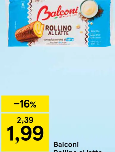 Balconi Rollino al latte
