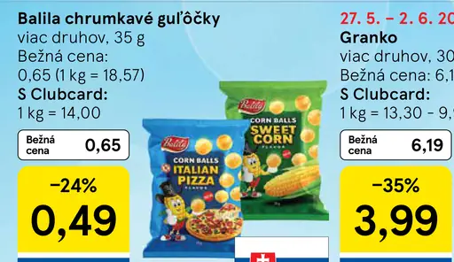 Barilla chrumkavé guľôčky