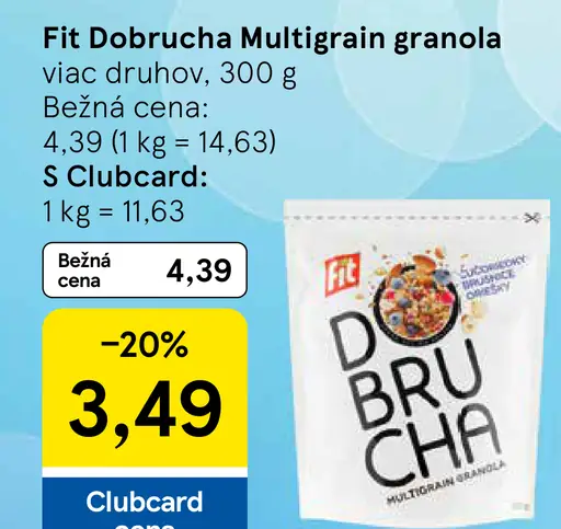 Fit Dobruška Multigrain granola