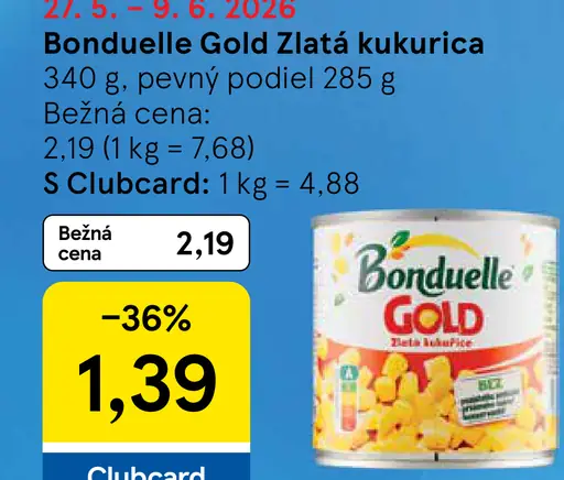 Bonduelle Gold Zlatá kukurica
