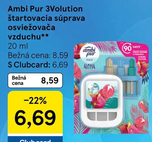 Ambi Pur 3Volution štartovacia súprava osviežovača vzduchu