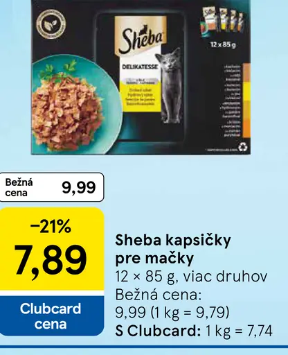 Sheba kapsičky pre mačky 2 druhy