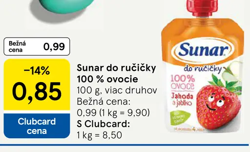 Sunar 100 % ovocie