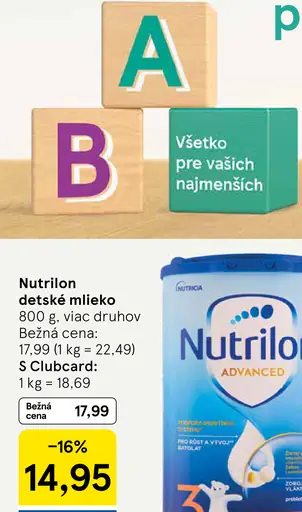 Nutrilon detské mlieko