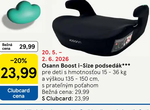 Osann Boost i-Size podsedák pre deti 15–36 kg
