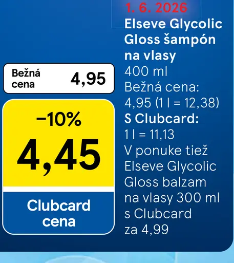 L'Oréal Elseve šampón na vlasy Glycolic Gloss