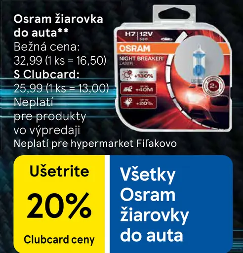 Osram žiarovka do auta