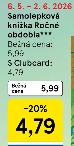 Samolepková knižka Ročné obdobia