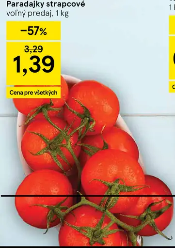 Paradajky strapcové