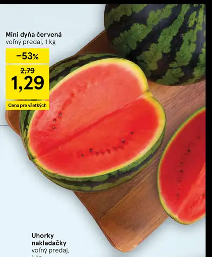 Mini dyňa červená