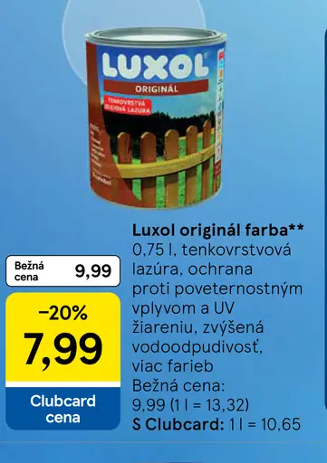 Luxol originál farba