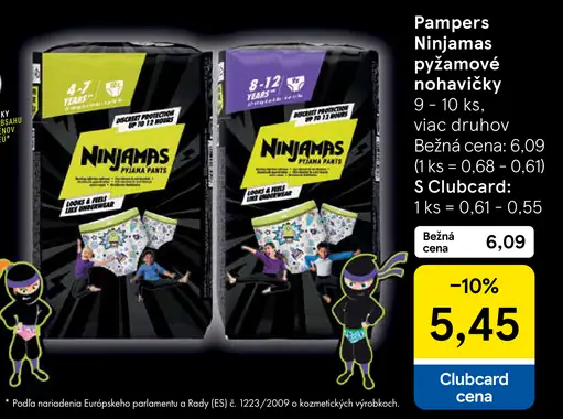 Pampers Ninjamas pyžamové nohavičky