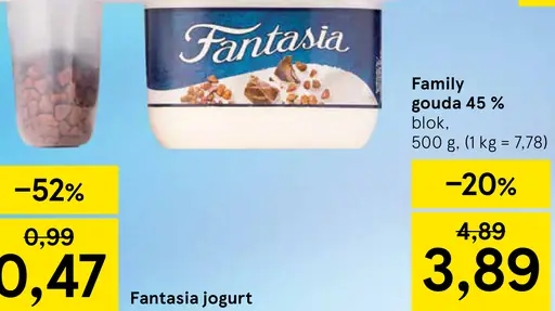 Fantasia jogurt viac druhov