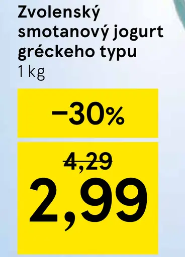 Zvolenský jogurt gréckeho typu