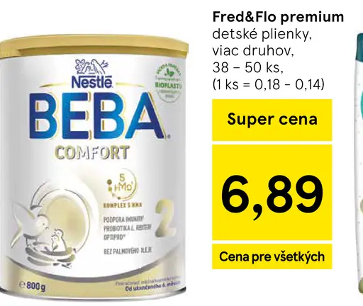 Fred&Flo premium detské plienky