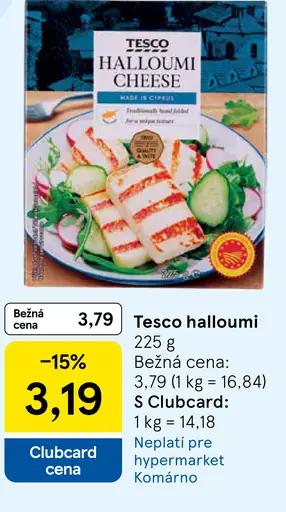 Tesco halloumi syr