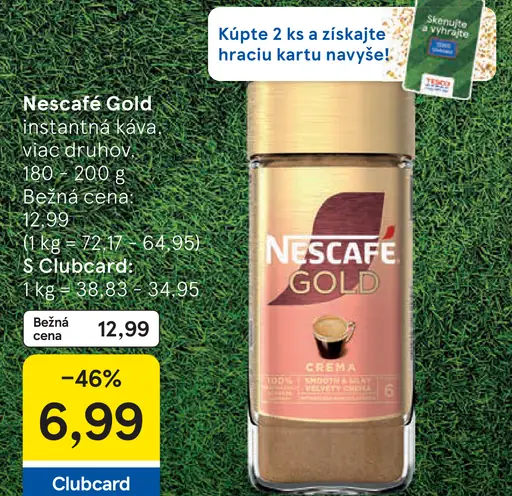 NESCAFÉ GOLD, instantná káva
