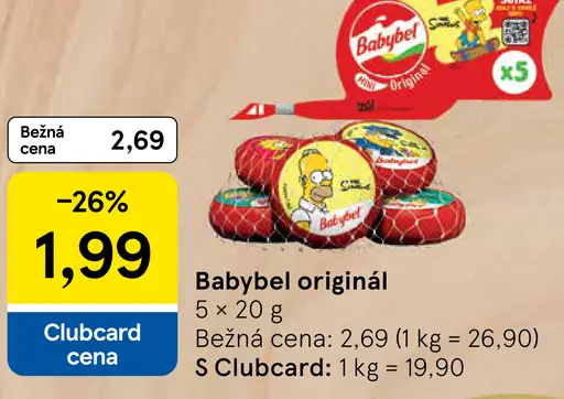 Babybel originál syr