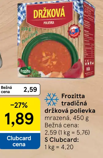 Frozetta tradičná držková polievka mrazená