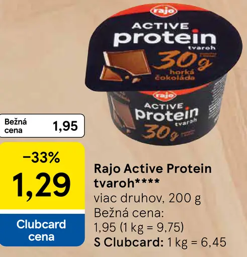 Rajo Active Protein tvaroh viac druhov
