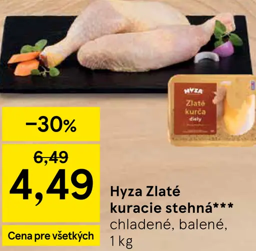 Hyza Zlaté kuracie stehná chladené