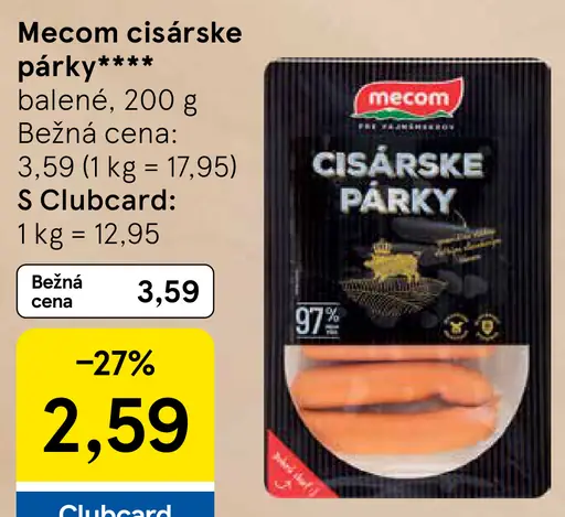 Mecom Cisárske párky