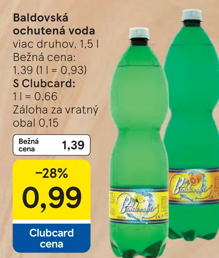 Baldovská ochutená voda