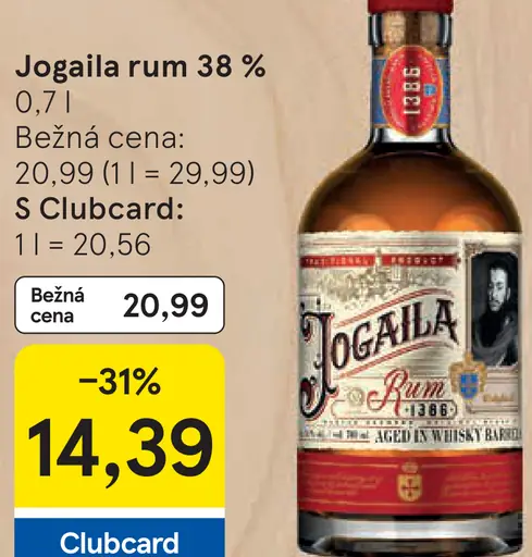 Jogaila rum 38 %