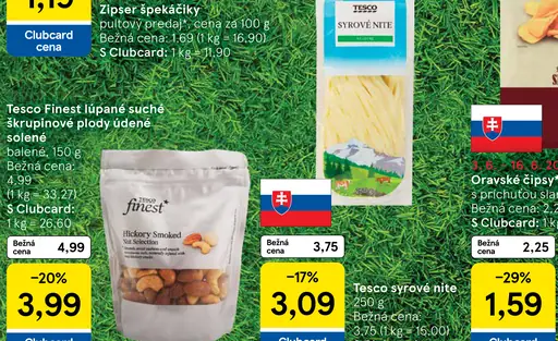 Tesco Finest lúpané suché škrupinové plody údené solené