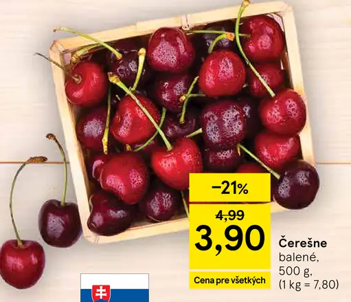 Čerešne balené