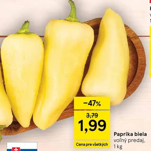 Paprika biela