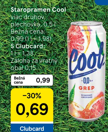 Staropramen Cool viac druhov plechovka