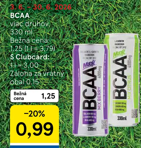 BCAA nápoj viac druhov