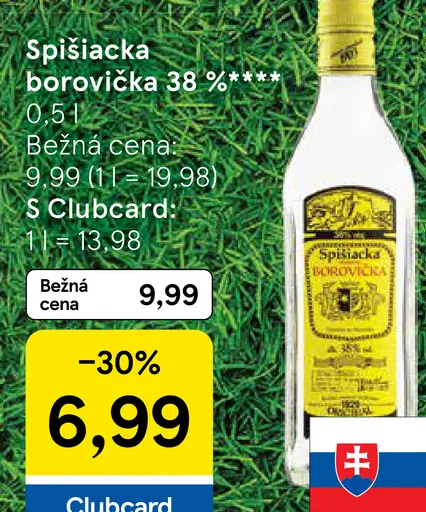 Spišská borovička 38%