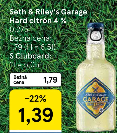 Seth & Riley’s Garage Hard citrón 4 %